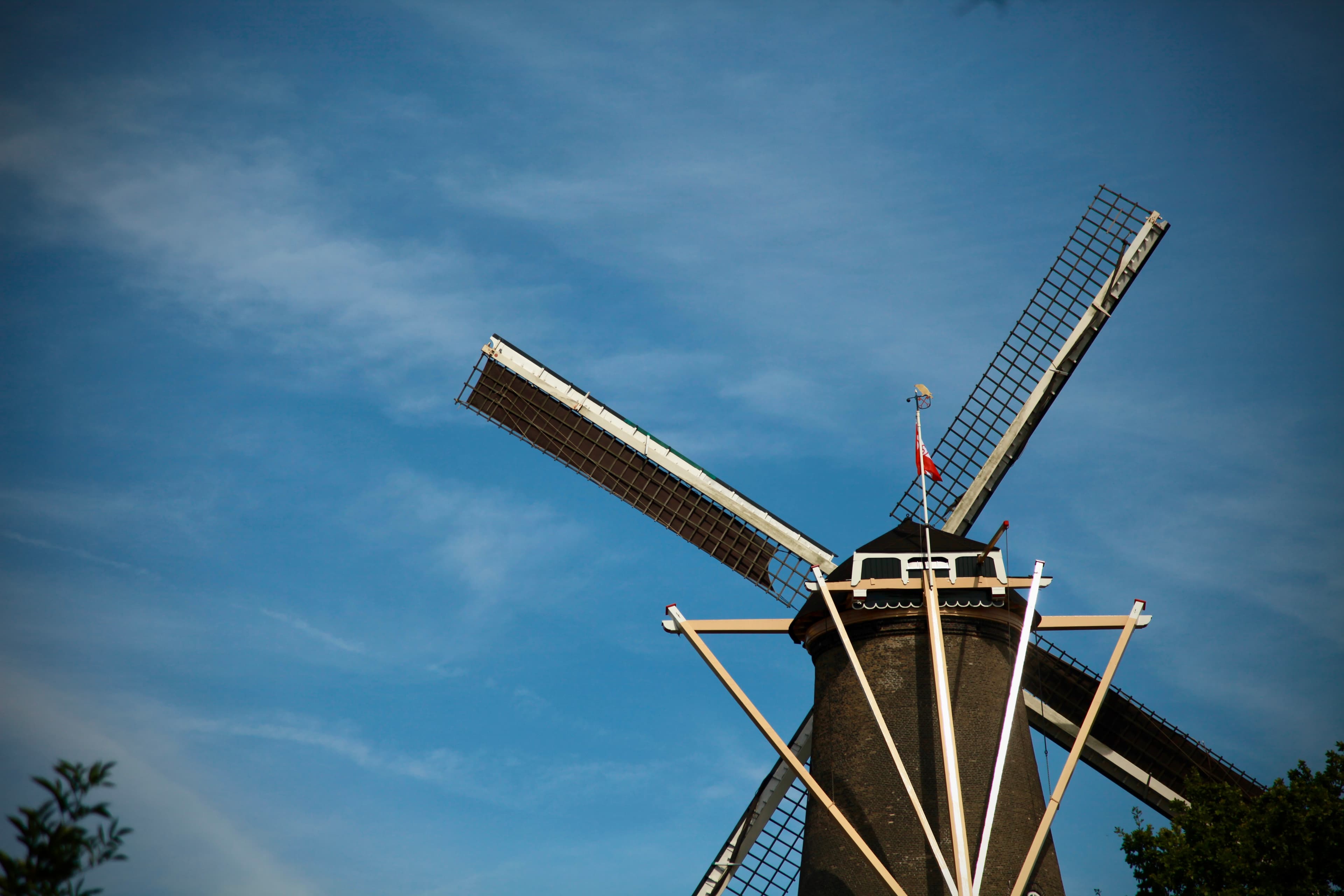 Windmill Detail in Leiden