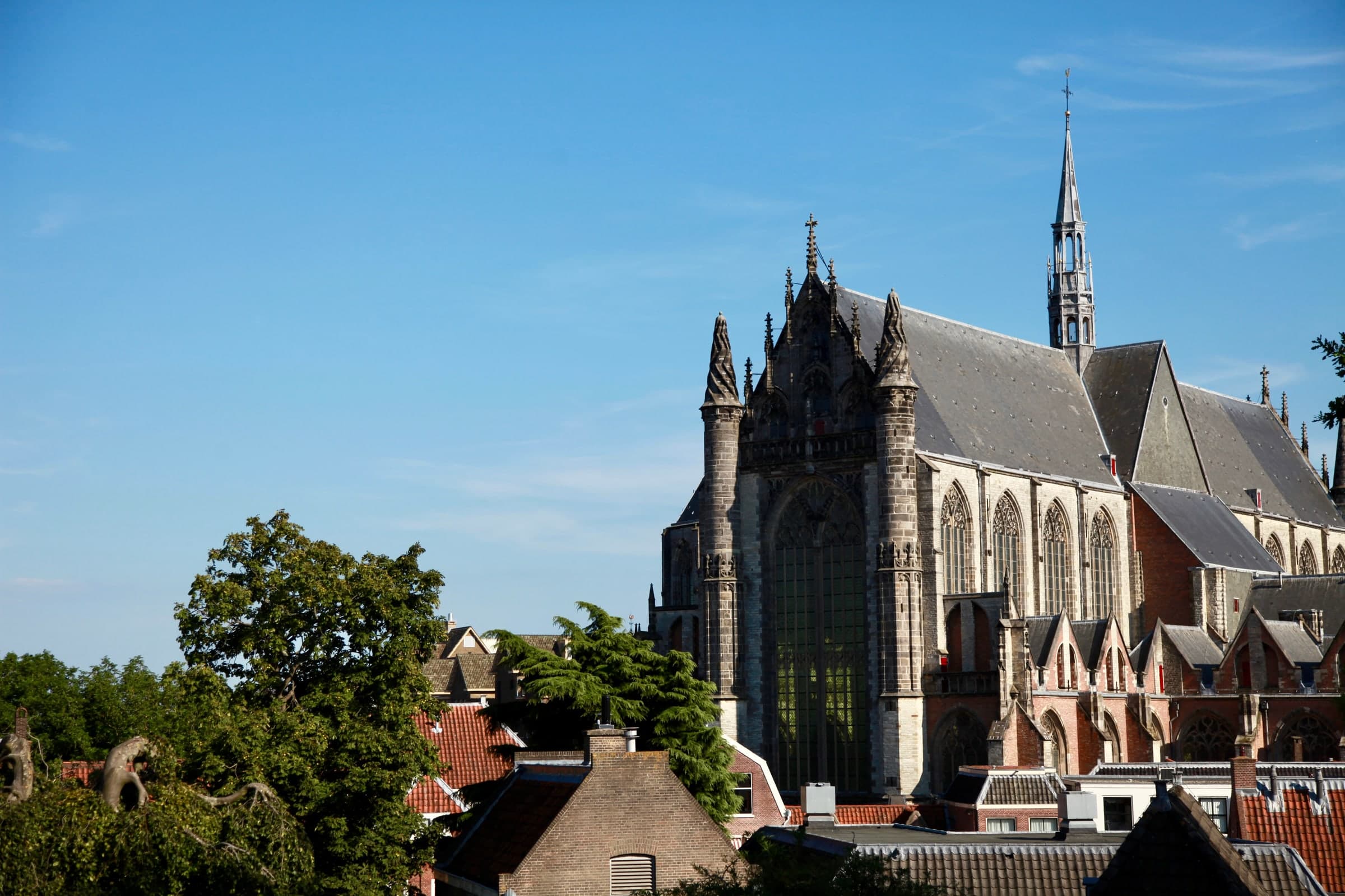 Hooglandse Kerk from De Burcht in Leiden