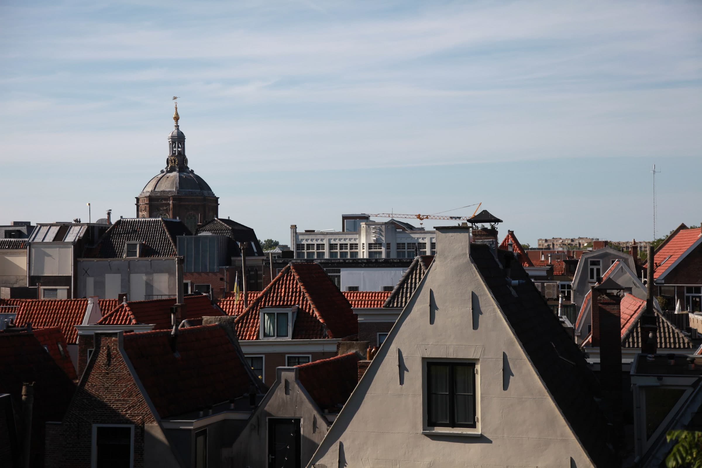 Leiden rooftops from De Burcht in Leiden